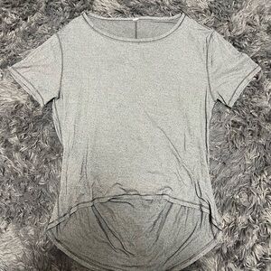 Lululemon High Low Shirt Size 6 Grey